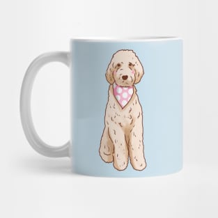 Cute Golden Doodle drawing Mug